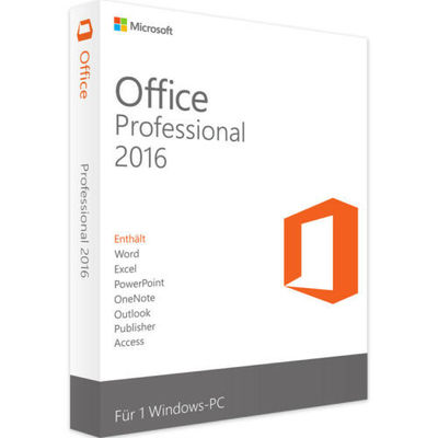 التعبئة الأصلية للبيع بالتجزئة Microsoft Office 2016 Professional